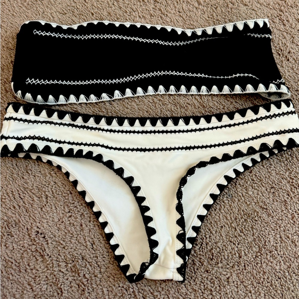 Same swim 2 piece. Top M Bottom S